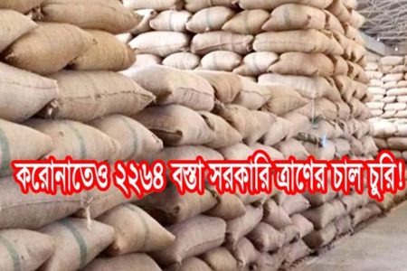 ত্রাণের চাল চুরি