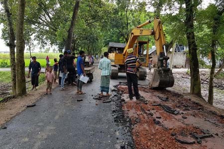 পুনরায় খুড়ে ফেলা