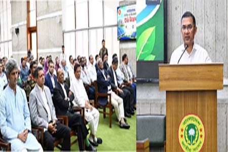 জাতীয় সংসদ ভবনে সৌরবিদ্যুৎ অন-গ্রিড রুফটপ উদ্বোধন