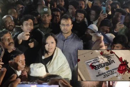 শহীদ মিনারে শ্রদ্ধা জানাতে বাধা - বিএনপির উদ্দেশে যে বার্তা দিলেন রুমিন ফারহানা