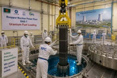 ইউরেনিয়াম জ্বালানি লোডিং