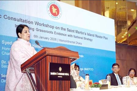 সেন্টমার্টিন আইল্যান্ড মাস্টার প্ল্যানে