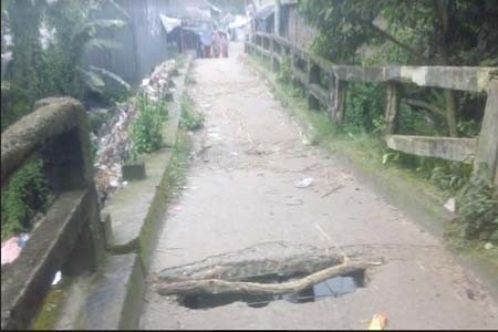 সালথা’র কাগদী বাজারের ব্রিজ