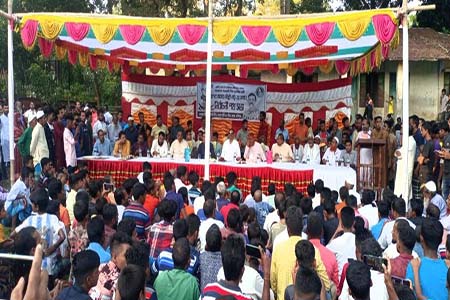 সোনাপুরে আ'লীগের নির্বাচনী জনসভা