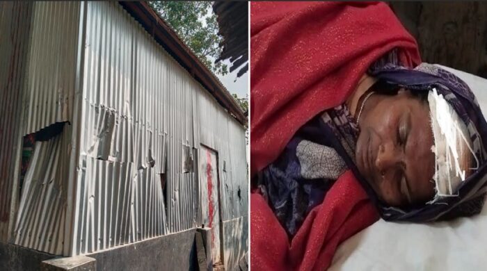 জমি নিয়ে বিরোধে হামলা ও ঘর ভাঙচুর