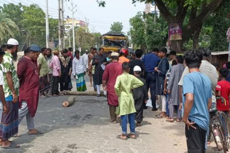 ঝিনাইদহে ট্রাক চাপায় নারী নিহত