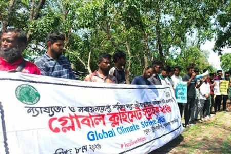 শ্যামনগরে গ্লোবাল ক্লাইমেট স্ট্রাইক