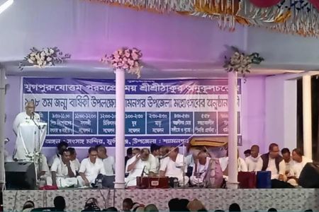 শ্যামনগরে ঠাকুর অনুকূল চন্দ্রের আবির্ভাব মহা-মহোৎসব পালিত