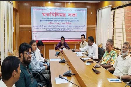 সাপাহারে মতবিনিময় সভা