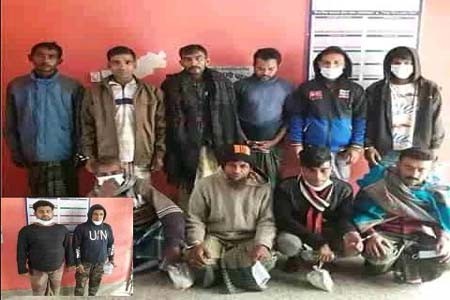 শার্শায় সাজাপ্রাপ্ত পালাতক ১২ আসামী গ্রেফতার