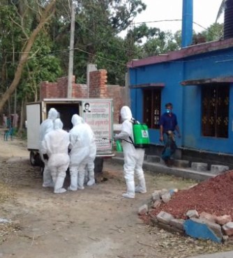 শার্শায় করোনা আক্রান্ত হয়ে মৃত ব্যক্তিকে ঈদের দিনে দাফন স্বেচ্ছাসেবী সংগঠনের