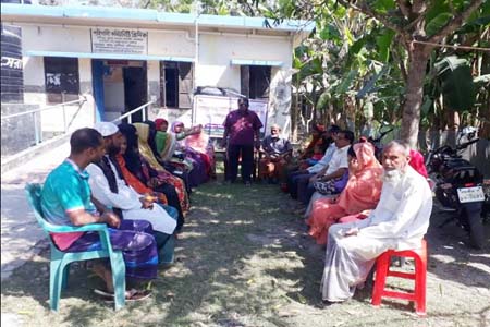 সাতক্ষীরায় পরিসেবা সংযোগে কমিউনিটি ক্লিনিকের জন্য কমিউনিটি সার্পোট গ্রুপের সাথে আলোচনা সভা