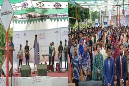 শিক্ষার্থীদের সংবর্ধনা