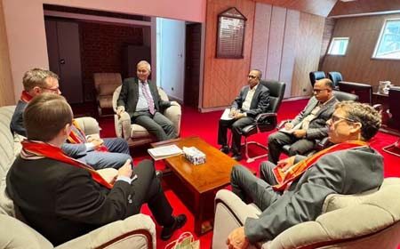স্ক্যান্ডিনেভিয়ান রাষ্ট্রদূতদের সৌজন্য সাক্ষাত