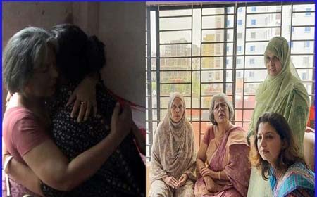 জুলাই অভ্যুত্থানে নিহত শিশু রিয়া গোপের পরিবারের সাথে সাক্ষাৎ
