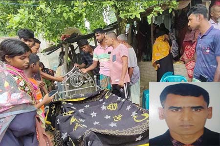 বিদ্যুৎস্পৃষ্টে হয়ে প্রবাসীর মৃত্যু