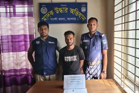 পুলিশের অভিযানে ইয়াবা ট্যাবলেটসহ এক মাদক কারবারি আটক