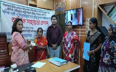 শ্যামনগরে দলিত নারী