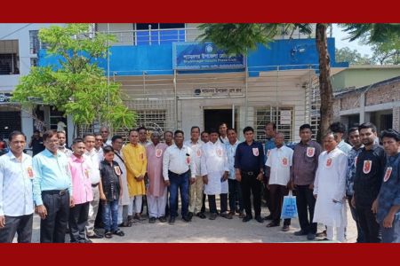 শ্যামনগরে হিন্দু বৌদ্ধ খ্রিস্টান ঐক্য পরিষদ ও পূজা উদ্যাপন পরিষদের পূজা পরিক্রমা