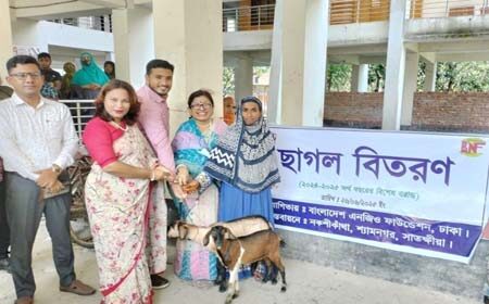 ছাগল বিতরণ