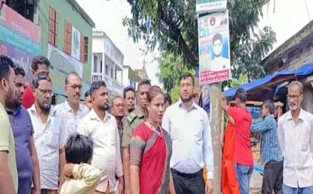 অবৈধ স্থাপনা উচ্ছেদ