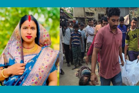 সিমা রানী দাস নামে গৃহবধূর রহস্য জনক মৃত্যু-শরীর থেকে বের হচ্ছিল ধোঁয়া