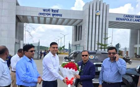 বেনাপোল স্থলবন্দর পরিদর্শন