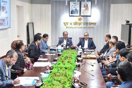 স্টেডিয়াম রক্ষণাবেক্ষনের উপর গুরুত্বারোপ নতুন যুব ও ক্রীড়া মন্ত্রীর