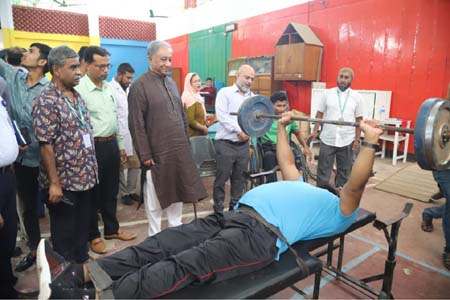 শহীদ শেখ জামালের জন্মদিনে সিআরপি পরিদর্শন এবং ক্রীড়া সামগ্রী বিতরণ যুব ও ক্রীড়া মন্ত্রীর