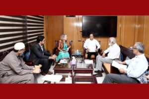 দুর্যোগ ব্যবস্থাপনা ও ত্রাণমন্ত্রীর সাথে বাংলাদেশে নিযুক্ত ইউনেস্কোর আবাসিক প্রতিনিধির সাক্ষাৎ