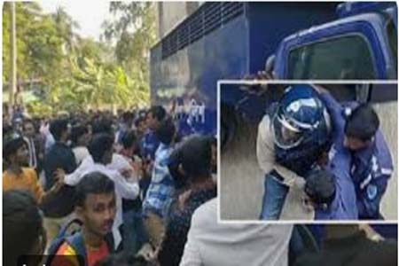 সাবেক সাংসদ ব্যারিস্টার সুমনকে পচা ডিম নিক্ষেপ
