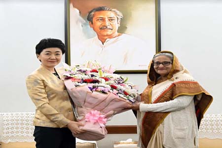 সমৃদ্ধ ভবিষ্যতের দিকে নিয়ে যাওয়ার জন্য প্রধানমন্ত্রীর প্রতিশ্রুতির প্রশংসা করেছেন চীনা প্রতিনিধি