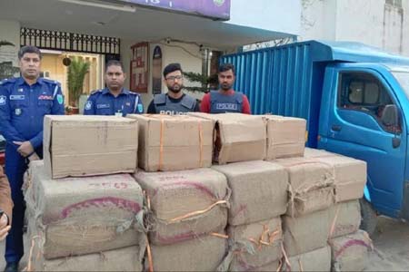 সিলেটে ৩৬ কার্টুন ভারতীয় বিড়ির চালান জব্দ