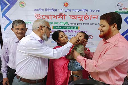 সিসিকের জাতীয় ভিটামিন এ প্লাস ক্যাম্পেইন উদ্বোধন