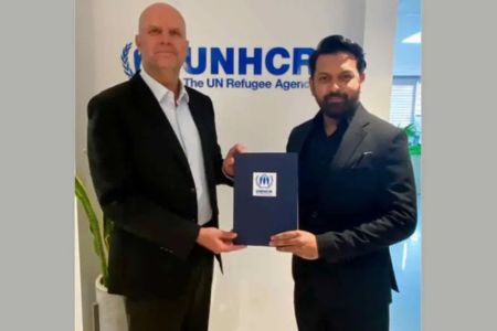 শুভেচ্ছা দূত হিসেবে ইউএনএইচসিআরের সঙ্গে তাহসানের চুক্তি নবায়ন