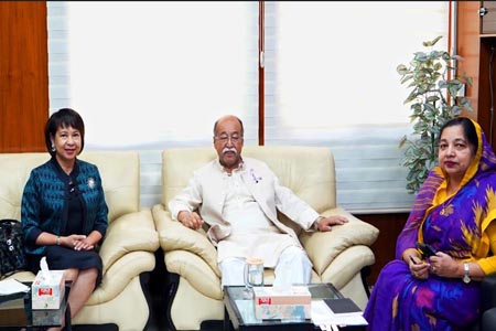 শিল্পমন্ত্রীর সাথে থাই রাষ্ট্রদূতের সৌজন্য সাক্ষাৎ