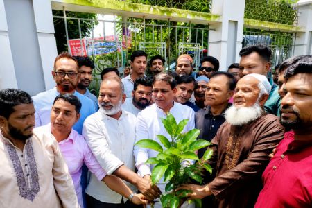 ডাসারে এমপি খোকনের উদ্যোগে বৃক্ষরোপণ কর্মসূচি