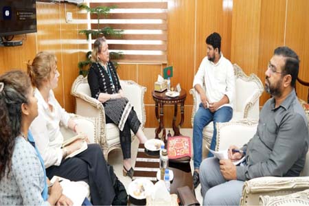 ইউনেস্কোর বাংলাদেশ প্রতিনিধির সাক্ষাৎ