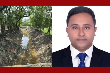 খাল খননের উদ্বৃত্ত ৬১ লাখ টাকা কোষাগারে জমা দিলেন ইউএনও