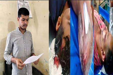 মহেশপুরে হামলা ও লুটপাটের অভিযোগে ইউপি সদস্যের সংবাদ সম্মেলন