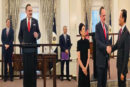 ব্রেন্ট ক্রিস্টেনসেন এর শপথগ্রহণ