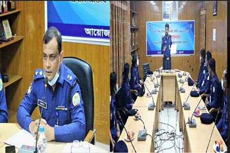 ভোলায় পুলিশের নারী, শিশু, বয়স্ক ও প্রতিবন্ধী সার্ভিস বিষয়ক কর্মশালা অনুষ্ঠিত