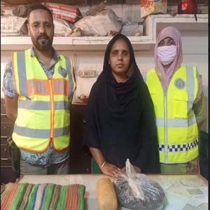 বেনাপোলে গাঁজা সহ নারী মাদক ব্যবসায়ী আটক