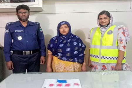 বেনাপোলে নারী ইয়াবা ব্যবসায়ী আটক