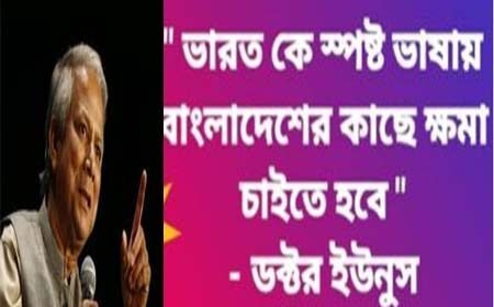 ভারতকে স্পষ্ট ভাষায় বাংলাদেশের কাছে ক্ষমা চাইতে হবে